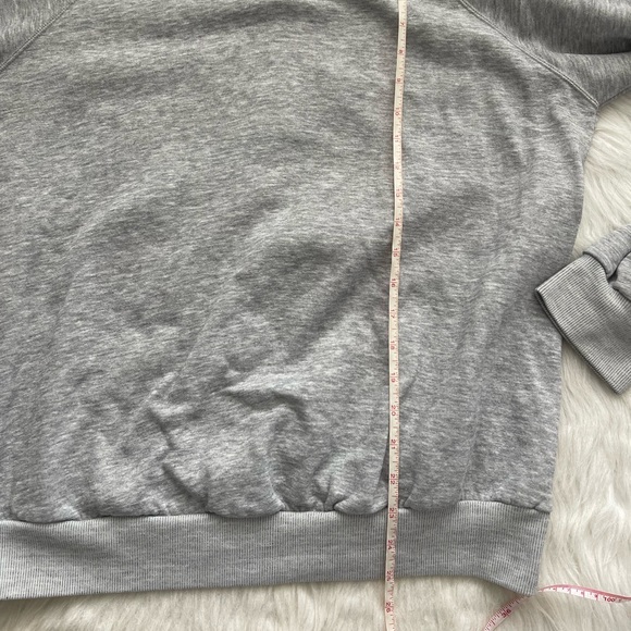 Vintage Adidas Sweatshirt Crewneck Gray Spell Out oversized crewneck Medium - Picture 9 of 11